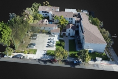 3D model of residential community retrieved from drone data