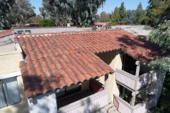 aerial view of roofing used for roof inspections