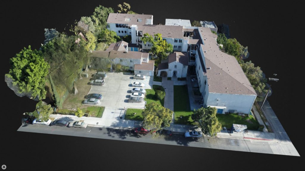 3D model of a residential community